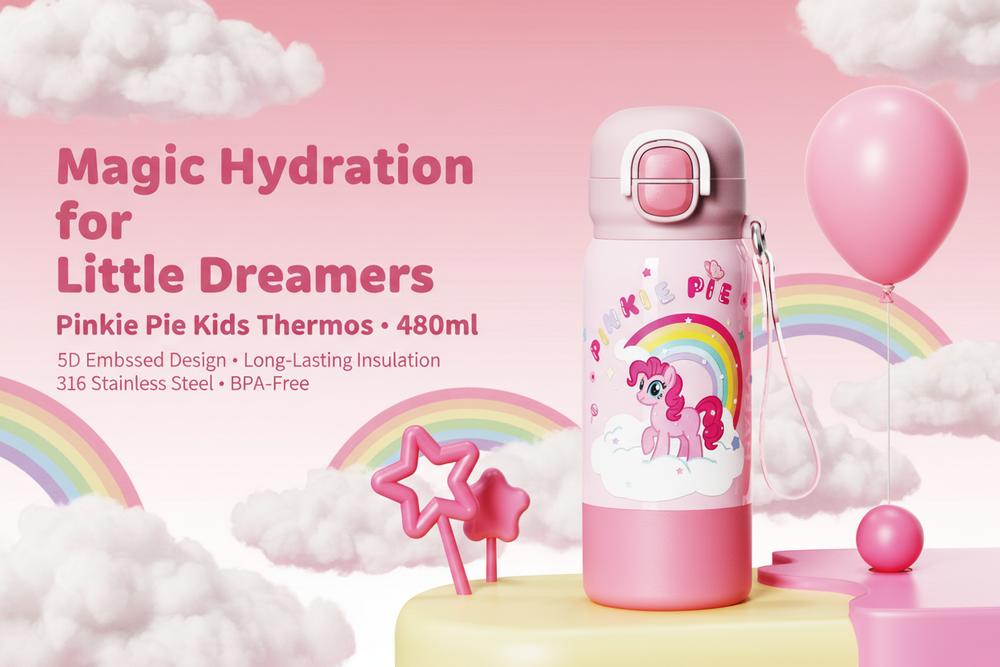 Pinkie Pie Kids Thermos - Hero Banner