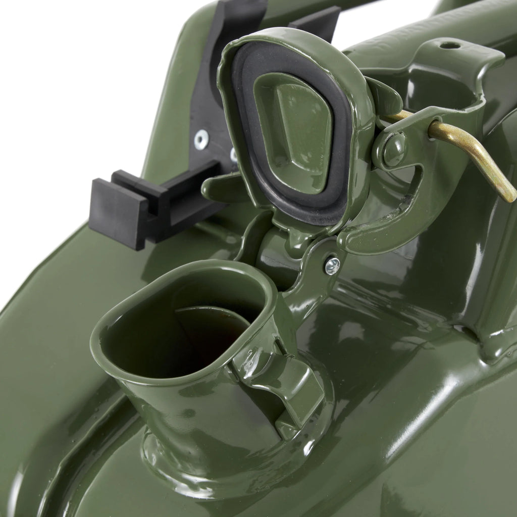 Gallon 20 Liter Authentic CARB Jerry Can with Spout, Green