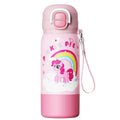Pinkie Pie Kids Insulated Water Bottle 480ml – 316 Stainless Steel, 3-in-1 Drink Modes, 6-12Hr Vacuum Thermos