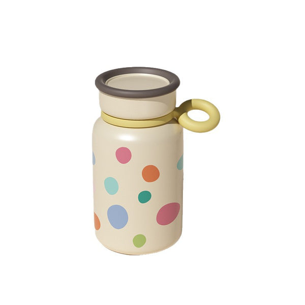 Cute Cartoon Kids Thermos Water Bottle – Vacuum Insulated Stainless Steel, 350ml