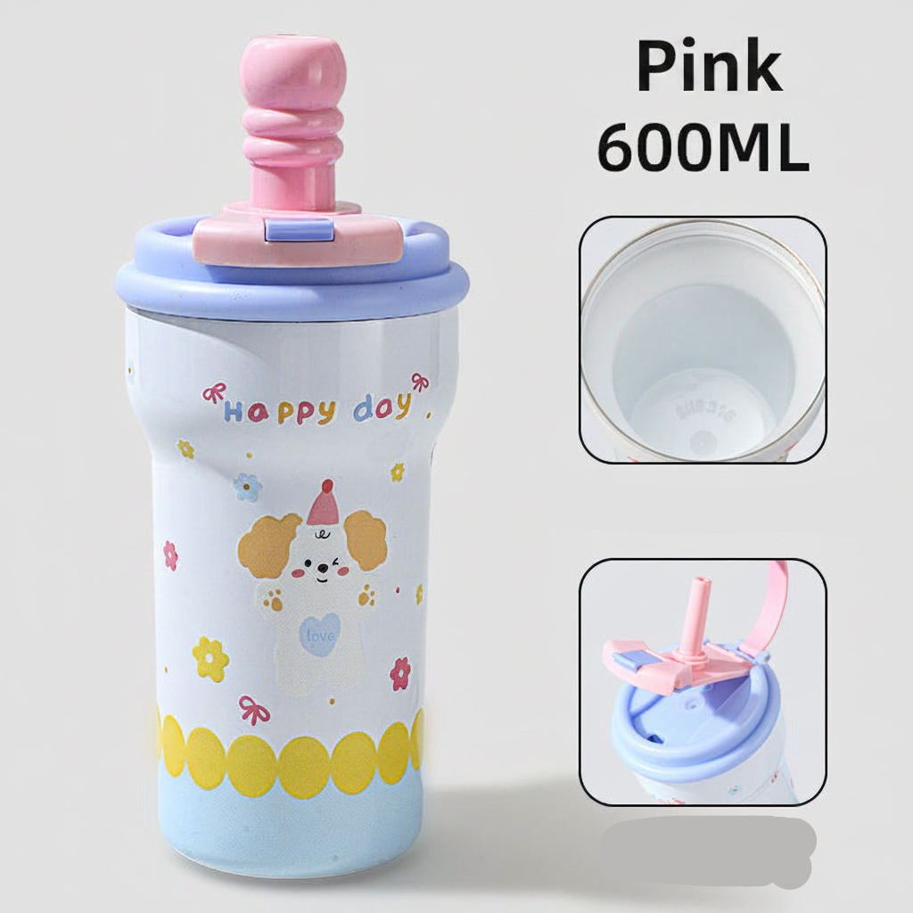 Happy Day Pink Cup - English Only